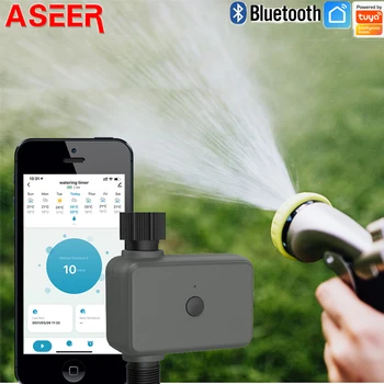 ASEER Bluetooth + Sasha, умни таймери за поливане на градината, умно капково напояване, програмируем контролер забавяне дъжд, автоматичен клапан