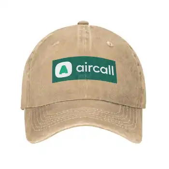 Ежедневни деним шапка с графичен принтом Aircall, вязаная капачка, бейзболна шапка