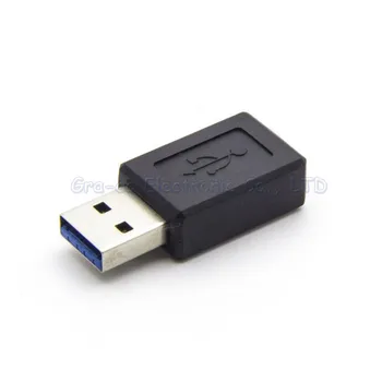 2 бр./лот USB 3.0 за мъжете и 3.1 за жени USB адаптер TYPE-C за пренос на данни USB 3.1-3.0 адаптер