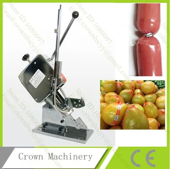 Ръчна машина за рязане на колбаси U-образна форма; Машини за завързване на пластмасови опаковки, опаковки за плодове и т.н.