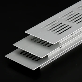 60 mm правоъгълен Алуминиев шкаф, вентилационна решетка за гардероб, Вентилационна тампон, Вентилационна решетка, Вентилационни отвори, перфориран лист
