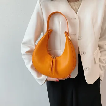 Модни дамски чанти през рамо, дамски кожени обикновена чанта-лотария за Подмишниците, Дамски ежедневни чанта за пазаруване