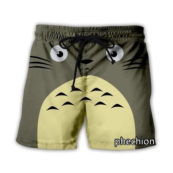 phechion/нови мъжки/дамски ежедневни панталони с 3D принтом аниме 