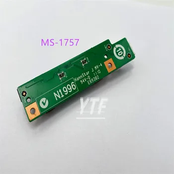 Използва се ЗА MSI GE70 Touch Small Board Key Small Board MS-1757 Светодиодна Платка С Кабел MS-1757D 100% TestOK