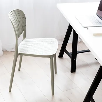 Луксозни трапезни Столове за спални Пластмасови Ергономични Мобилни Трапезни Столове Nordic Modern Sillas Para Comedor Градинска Мебел