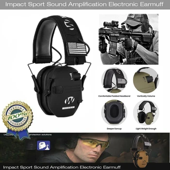 Оригинален тактически електронни слушалка за стрелба, Спорт на открито, антишумовая слушалки, звукоусиление, слухов апарат