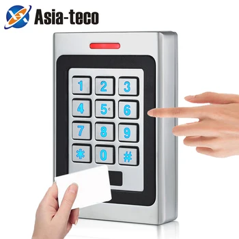 Комплект система за контрол на достъпа с RFID-клавиатура, Автоматично заключване на вратите, EM-карта на 125 khz, IP67, водоустойчив метален корпус, четец на входните врати, Самостоятелен