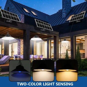 Led монтиране на декоративна лампа за слънчева батерия, лесна инсталация, индукционный лека нощ, водонепроницаемое автоматично затъмняване за вътрешния двор гараж