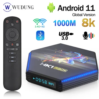 2023 HK1 RBOX R2 Android 11,0 Smart TV Box 2,4 G 5G Wifi BT4.0 RK3566 DDR4 1000M LAN 8K мултимедиен плейър 4 GB 32 GB 64 GB Телеприставка