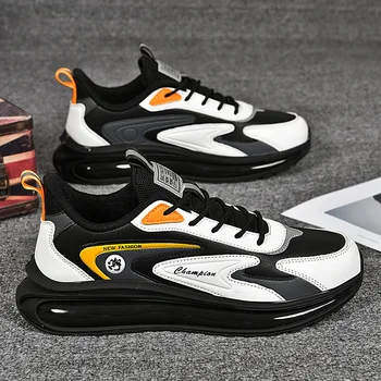MZY Лятна мъжки обувки за възрастни хора Спортни обувки за почивка на въздушна възглавница Амортизационен универсален нескользящие маратонки за бягане