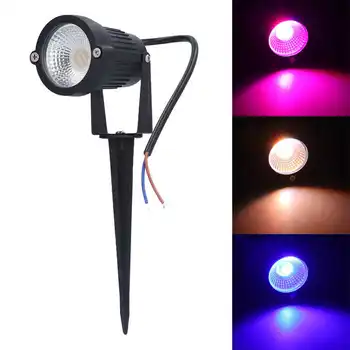 LED 6 W RGB водоустойчив прожектор за косене на градина през цялата подземен лампа Заземен штекерный лампа
