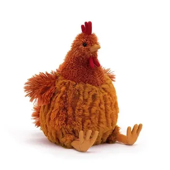 25 см Нов сладък плюшен имитация пиле Детска играчка Bexi Плюшено пиле Подарък на фестивал Изненада на продукта Детски играчки Плюшени играчки