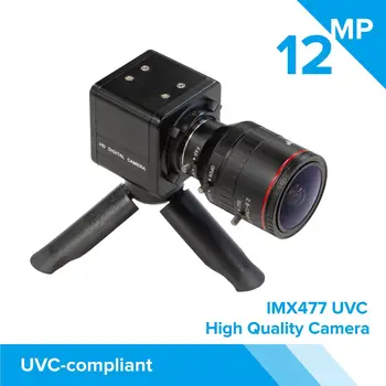 Arducam Висококачествен комплект USB камери, 12-мегапикселова камера Модул IMX477 1/2,3-инчов с варифокальным обектив 2,8-12 мм C20280M12, Me