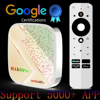 LEMFO HAKO Pro TV Box Android 11 Подкрепа за сертифициране на Google 5000 + ПРИЛОЖЕНИЕ Amlogic S905Y4 4G 64G Wifi 4K media player Android 11,0