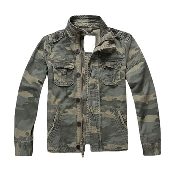 Мъжки камуфляжные военни якета, ретро военна горна дреха с джобове, dr. палто, мъжки ежедневни памучни размери S-2XL
