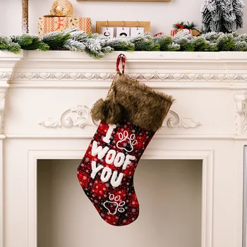 Чорапи Коледен отглеждане Подарък за дома за Коледа Подарък за част Чанта Чорап Дядо Инструмент аксесоар Адаптер в събирането на Здрав
