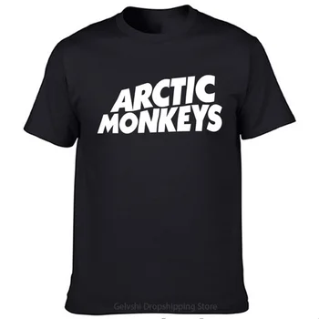 Рок-група Arctic Monkeys, Мъжки И Дамски Модни и Ежедневни памучен риза, Детска Тениска в стил Хип-хоп, Потници с надпис, Camiseta, Извънгабаритни Топ в стил Пънк