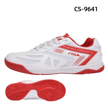 мъжки и дамски обувки за тенис на маса stiga, дишащи высокоэластичные нескользящие спортни маратонки от EVA за пинг-понг CS-8621
