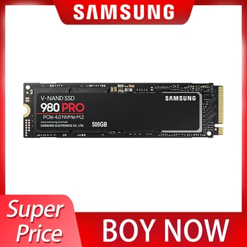 Samsung SSD 980 Pro M. 2 500 GB, Вътрешен Твърд диск, Твърд Диск 1 TB И 2 TB PCIe 4.0 NVMe M. 2 За преносим компютър, Настолен КОМПЮТЪР