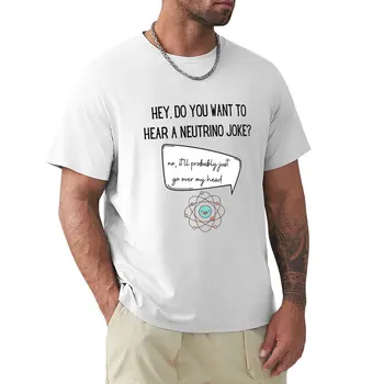 Тениска Neutrino Joke, летни дрехи, тениски по поръчка, създайте своя собствена тениска, къси мъжки реколта тениски