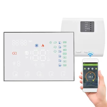 16A WiFi Smart Life APP Термостат за газов котел и електрически уреди, домашен регулатор на температурата Работи с Google Home Алекса