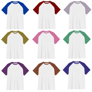 Летни дрехи, сублимационен печат е тениска, обикновена върховете от полиестер с кръгло деколте и къс ръкав за печат на лого по поръчка