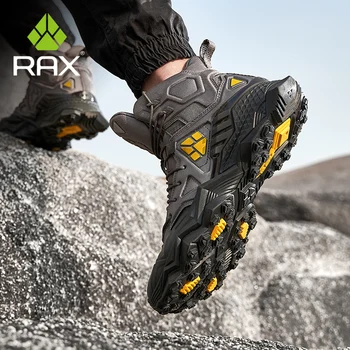 Мъжки туризъм обувки RAX, планински треккинговые обувки с високо качество, модерен улични ежедневни зимни обувки