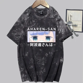 Японското Аниме Aharen San Wa Hakarenai Мъжка Тениска Кавайная Манга С Графичен Дизайн Aharen Reina Тениски