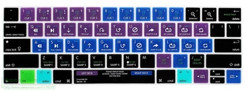 Serato DJ бърз клавиш Функционален Етикета Силиконова Капачка на Клавиатурата на Кожата на клавиатурата за Macbook Pro 13 
