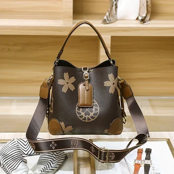 Нова чанта-торба с принтом в ретро стил за дамски чанти, чанта през рамо, чанта през рамо