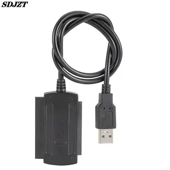 1 бр. Нов USB 2.0 IDE SATA адаптор кабел конвертор за 2,5 3,5 инчов твърд диск HD