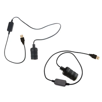 30/80 5 см В USB A штекерное гнездо за автомобилна запалка 12v, женски кабел-адаптер Y3NC