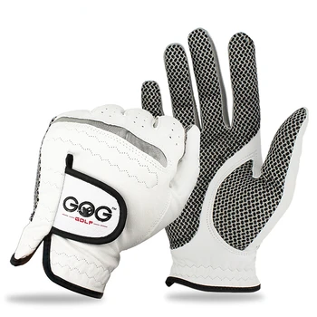 Опаковка с 1 бр. ръкавици за голф мъжки за лявата/дясната ръка е мека, дишаща чиста овча кожа с противоскользящими гранули, ръкавици за голф мъжки