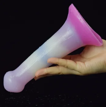 Нови Градиентные цвят Имитация на грибовидной аналната корк, секс-играчки за уголемяване на пениса, анален накрайник, вибратор за възрастни, масаж на простатата, анален удължител за двойки