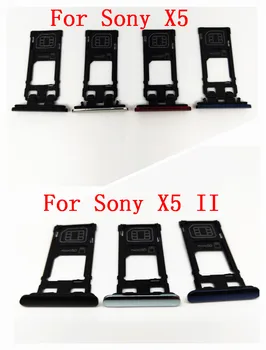 За Sony Xperia 5/X5 J8210 J9210/Xperia 5 II SO-52A, слот за притежателя на тавата за sim-карти с страничния мъниче