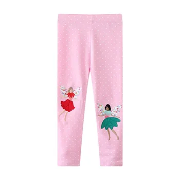 Zeebread/есенно-пролетни гамаши за момичета, детски панталон с бродерия в стил приказка, модерен детски панталон-молив, хит на продажбите, панталони