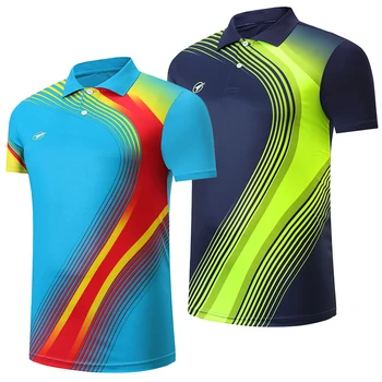 Нови потници за тенис за мъже и жени, тениска за пинг-понг с къс ръкав, ризи за тенис на маса, ризи за бадминтон, спортни дрехи