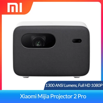 Xiaomi Smart Projector 2 Pro Mi DLP Проектор 1300 ANSI Поддръжка на 4K Видео, ТЕЛЕВИЗИЯ Домашно Кино 1080P Full HD HDR10 Андроид Wifi Проектор