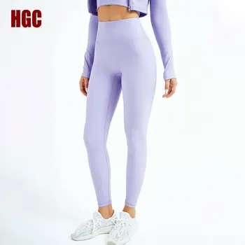 Спортни гамаши HGC, женски професионални панталони за йога с висока талия, ластични панталони за джогинг в салона, устойчиви на приседаниям, спортно облекло за тренировки, фитнес-чорапогащник