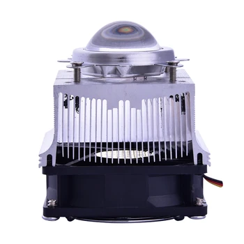Алуминиев охлаждащ вентилатор на радиатора 20-100 W светодиод радиатор на 60-90 градуса 44 мм Скоба рефлектор на обектива DC12V 1.25 A led драйвер