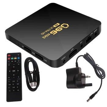 Q96 Mini TV Box WIFI 2,4 G телеприставка HDMI-съвместим с 2.0 медия плеър Android10