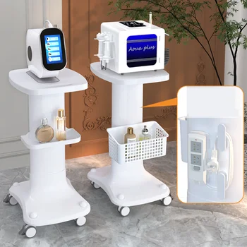 Нова пластмасова количка за фризьорски инструменти, количка за инструменти, Специална больничная мебели за салон за красота, мобилна количка за съхранение