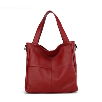 Корейската мода, 100% Естествена кожа, дамски чанти, брандираната дамска чанта за през рамото от естествена кожа, елегантни чанти