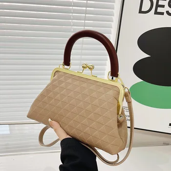 Однотонная плиссированная чанта-тоут 2023, Модни нова висококачествена дамска дизайнерска чанта от мека кожа, пътни чанти през рамо, чанта под мишниците