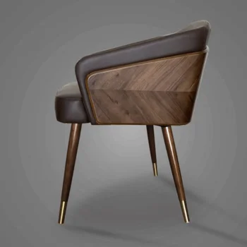 Висококачествен Стол за Хранене, модерна минималистичное Луксозна Дървена Стол, Столове за почивка, Удобна седалка, Кухненски Мебели HY50DC