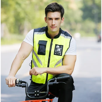 Светлоотразителни мотоциклетни якета, жилетки за безопасност висока видимост, работно облекло, светоотражающая защитно облекло за колоездене