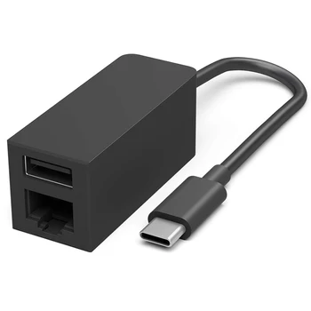 Оригинален адаптер Surface USB-C до Ethernet и USB 3.0 за модели на Microsoft Surface с порт USB-C Macbook Pro Air Mini Imac