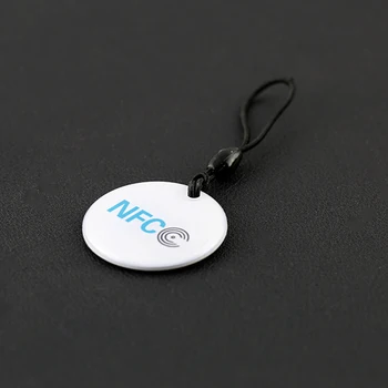 Кръгла висулка с NFC етикети NXP S50, съвместима с чип RFID/NFC 13,56 Mhz