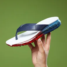 2023 Летни висококачествени Чехли на въздушна възглавница с пълна длан Дизайнерски сандали мъжки домашна ежедневни обувки, Луксозни мъжки джапанки на платформа