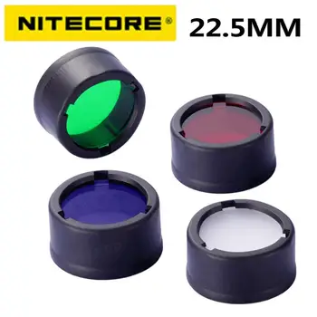 Цветен филтър на Nitecore (22,5 мм) NFR23 NFB23 NFG23 NFD23 подходящ за фенер с глава 22,5 mm